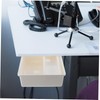 Operitacx Office Desk Storage Box Self Stick under Desk Drawer