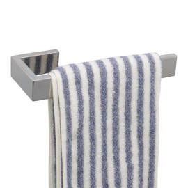 TocTen Hand Towel Holder/Towel Ring - Thicken SUS304 Stainless Steel Bathroom Hand Towel Hanger, 9 Inch Heavy Duty Wall Mounted Towel Rack, Square Hand Towel Bar for Bathroom Hardware (Chrome, 9 in)