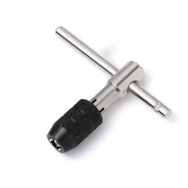 6Pcs Ratchet T-Handle Tap Holder Tap Wrench Metal Working Metric