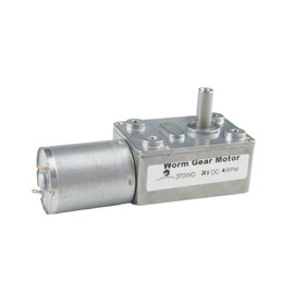 CHACNS 370WG Reducer Motor 24V DC 4RPM Small Gear Mounted Motor for DIY