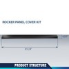 PIT66 Rocker Panel Cover Kit Compatible with Ford Ranger Extended