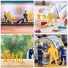 BESPORTBLE Mini Construction Worker Figurines Set, 54Pcs Minature Construction Workers