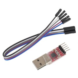 HUAREW CP2102 Module USB 2.0 to TTL Serial Converter Adapter Module Downloader with Jumper Wires(1 pcs)