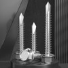 VGBUY 60Pcs #14 x 1 Self Drilling Screws for Metal,410