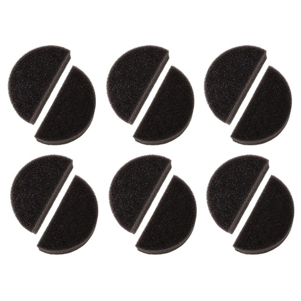 Face Painting Sponges Penta Angel 12Pcs Half Round Moon Detail