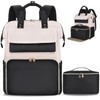 BERTASCHE Lunch Backpack for Women, 15.6 Inch Laptop Backpack with