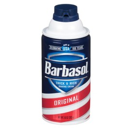 Barbasol Thick & Rich Shaving Cream, Original 10 oz (Value Pack of 3)