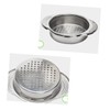 SHOWERORO Stainless Steel Strainer Sieve Can Colander Food Draining Tool