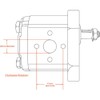 RAParts 5169039 Hydraulic Pump for Long Tractor 260C 310 310C