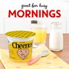 Cheerios Breakfast Cereal Cup, Gluten Free, Single Serve Cereal, 1.3
