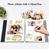 Yopih Photo Album Self Adhesive Scrapbook Album for Various Picture