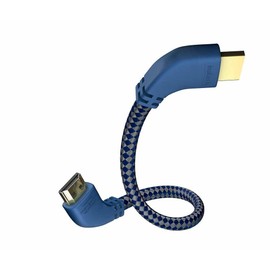 In-akustik Premium High Speed HDMI Cable with Ethernet/'Piggyback Angle Plug |