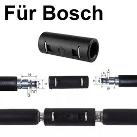 M&M Smartek High Pressure Extension for Hose Connector Compatible with Bosch Pressure Washers
