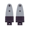 103528 Truck Cap Glass Rear Door Hinges with Hardware,2Pcs