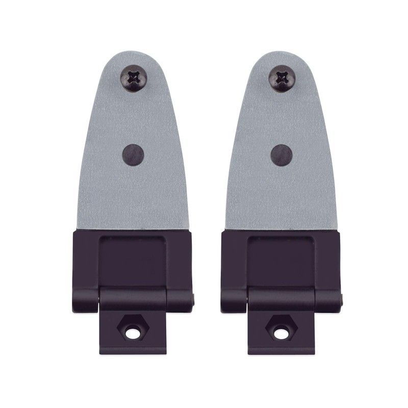 103528 Truck Cap Glass Rear Door Hinges with Hardware,2Pcs