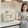 UFORU Rice Dispenser 20 lbs | Large Rice Storage Container