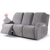 VANSOFY Recliner Cover, 3-Pieces Stretch Reclining Couch Covers with Pockets