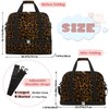 Leopard Print Gold Skin Large Weekender Overnight Bags Travel Duffel