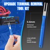 XLWJBES Upgraded Terminal Removal Tool Kit, 59Pcs Blue Electrical Pin