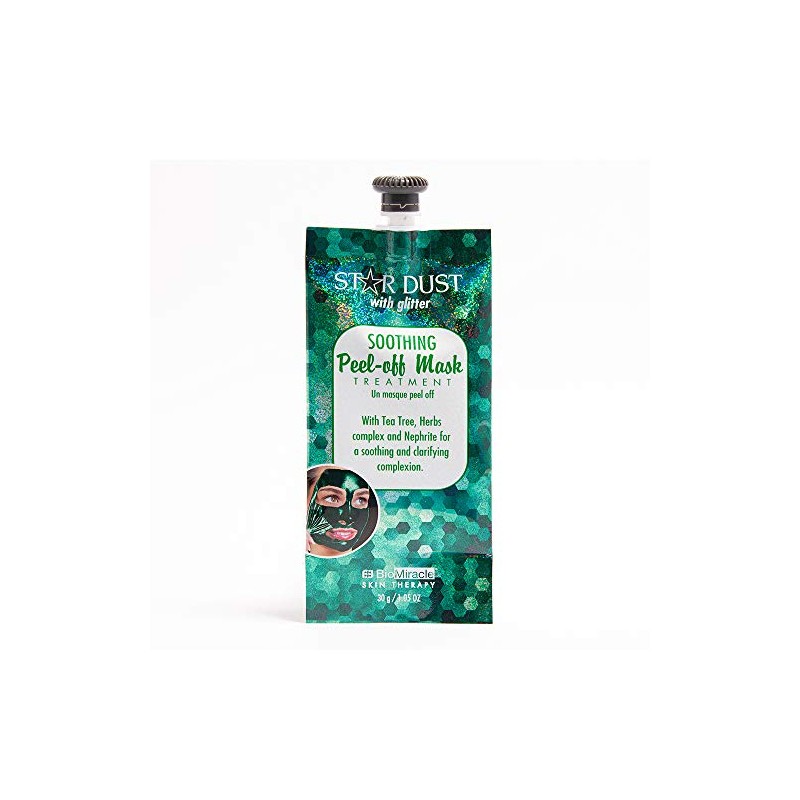 BioMiracle StarDust W/Glitter Soothing Peel-Off Mask (Tea Tree, Herbs &