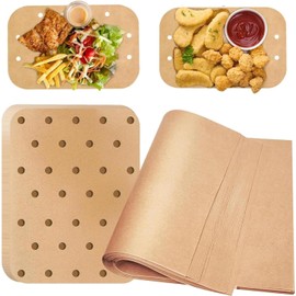 CoKeeSun Pack of 200 Baking Paper Cuts, Unbleached Parchment Paper Baking Sheets, Pre-Cut Non-Stick Parchment Sheets for Baking, Cooking, Grilling, Frying, 23 x 33 cm, 14 x 20.5 cm (2 Sizes)