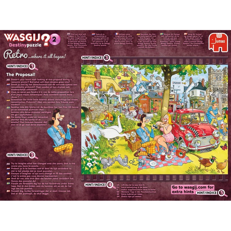 Jumbo 19155 Destiny Retro 2 The Proposal Jigsaw Puzzle