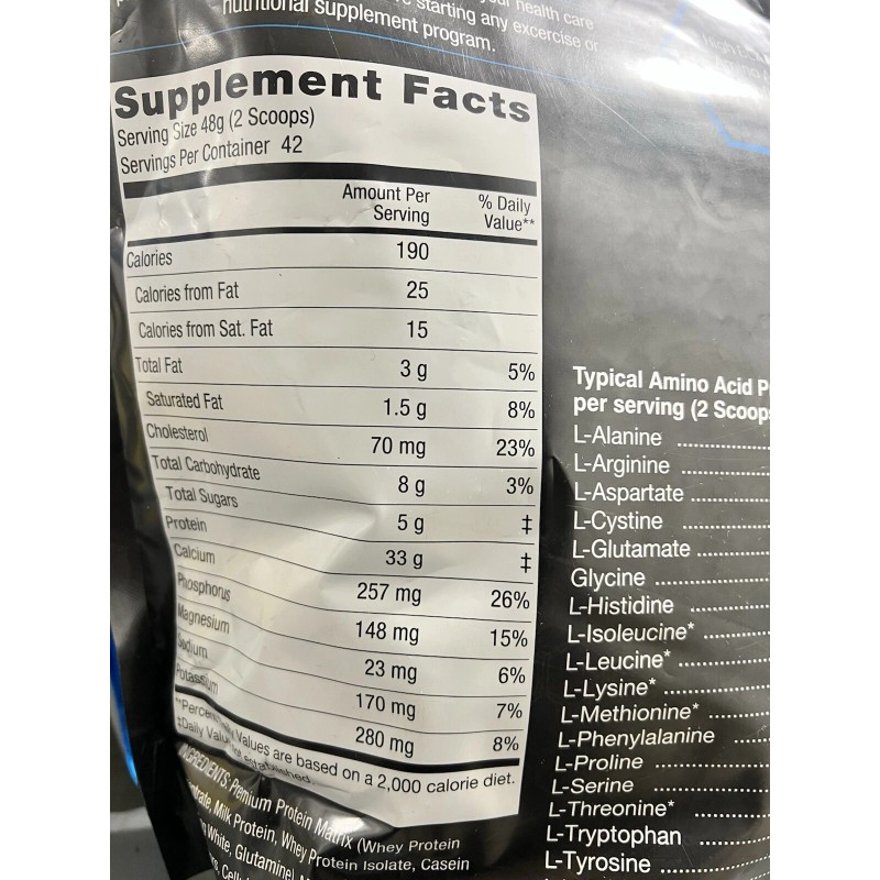 Unbranded Whey Vanilla Whey Advanced Protein Powder Exp 11/2026