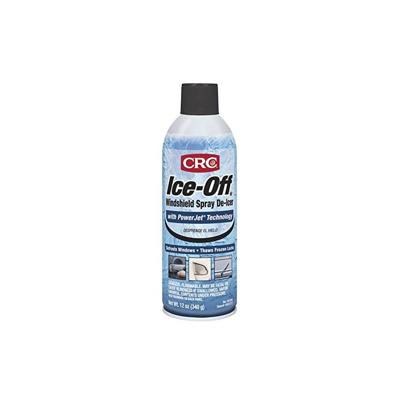 CRC 05346 Ice-Off Windshield Spray De-Icer, 12 Wt. oz, 12