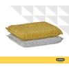 Kitchen Sponge Scrubber, Heavy Duty, Hand Friendly Scouring Sponge for