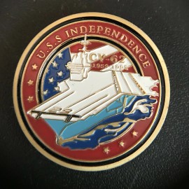 US Navy Challenge coin, USS INDEPENDENCE (CV-62)
