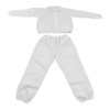 ESD Work Safety Overall, Antistatic Polyester Protective Suit, White Split
