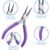 MMOBIEL 4Pcs Jewelry Pliers Set Making Tools Kit, Needle Nose,