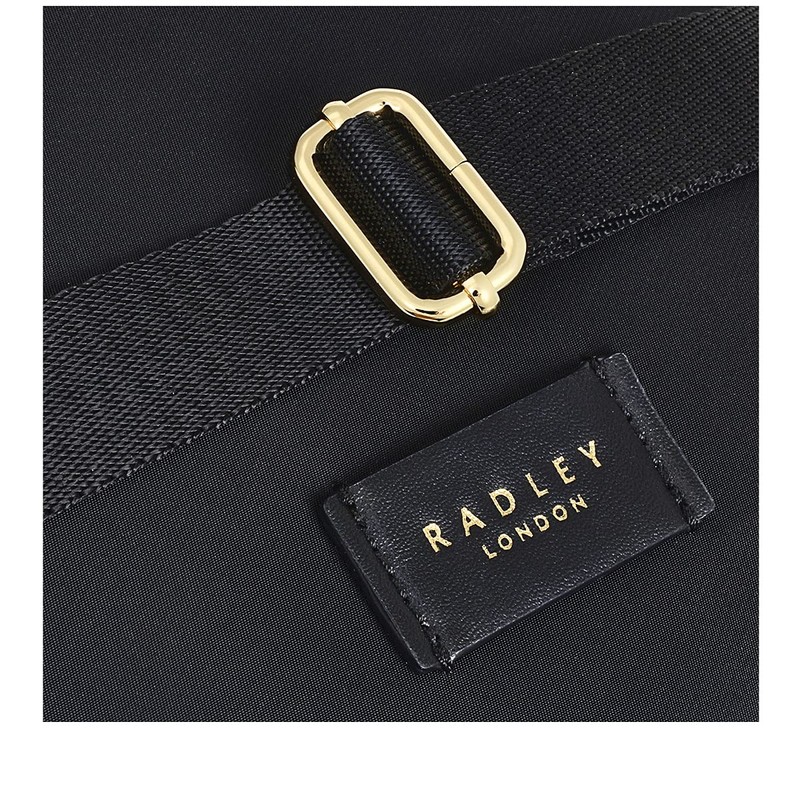 RADLEY Pocket Essentials Small Zip-Top Cross Body Bag in Black