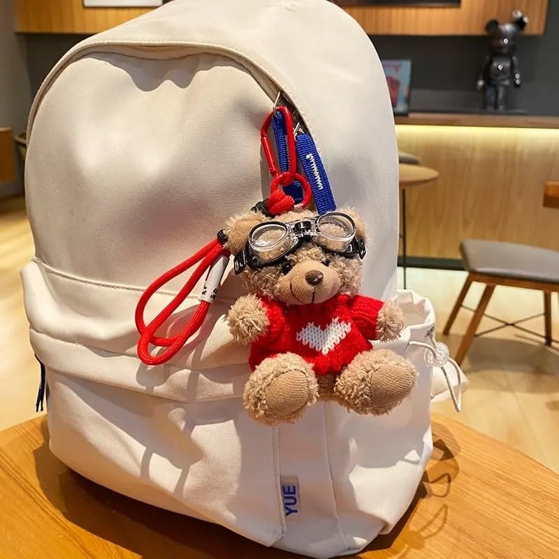 Amily, 8 Kinds of Bears, Matching Keychain, Fluffy, Cute, Teddy