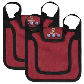 ZAfOSIN 2 Pieces Premium Chicken Saddle with Adjustable Strap,Poultry Saver，Feather Protector for Back and Sides,Outdoor Hen Apron