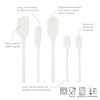 Tovolo Flex-Core® All Silicone Spatula Set of 5 for Meal