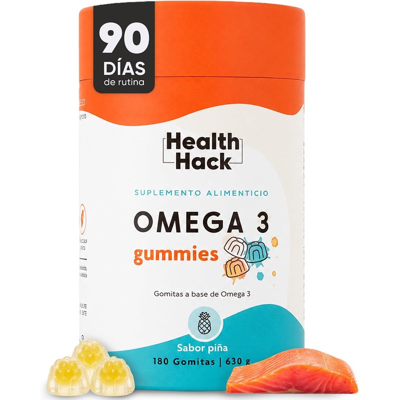 Health Hack Omega 3 en Gomitas + Womens Hair en
