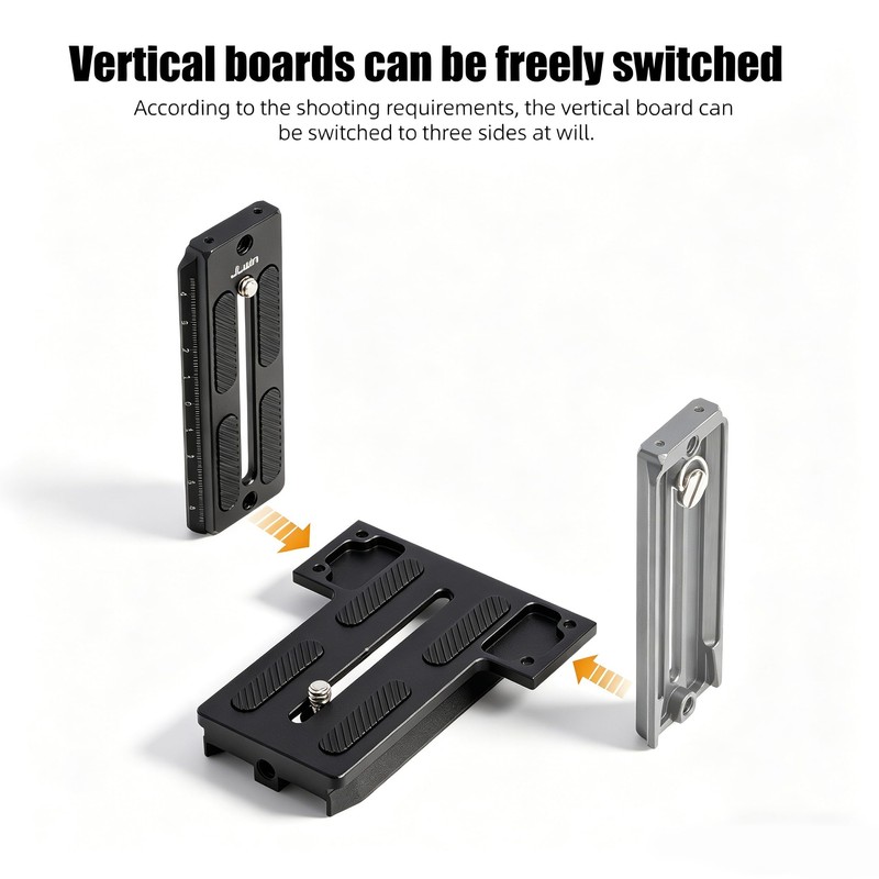 JLWIN Vertical Shooting Plate,L-Shape Bracket Quick Release Plate for Zhiyun