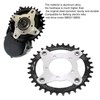 34T 104 BCD Electric Bike Chainring and Adapter for Bafang