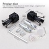 ZORZA 1Set Universal Wall Hung Toilet Fixing Bolts Kit Plastic