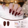 Vishine 16ml Gel Nail Polish Chestnut Red Color Gel Nail