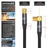 CSL, Satellite Cable, HDTV 90° Angled Premium F Connector, Coaxial