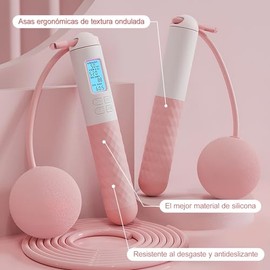 Garselay Cuerda para Saltar，comba，Contador Digital Velocidad para Saltar, Contador de Cuerdas para Entrenamiento, Cuerda de Saltarde Conteo de Pérdida