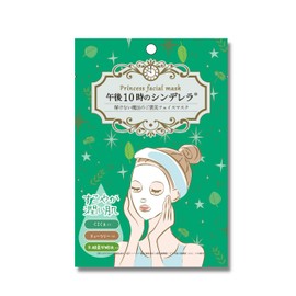 Soari Cosmetics Essence Mask, 10 PM Cinderella Face Pack, Refreshing, Lactic Acid Bacteria Fermented Liquid, CICA x Tea Tree (30)