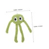 BESPORTBLE Cats Dogs Teething Toy Plush Stuffed Teaser Octopus for