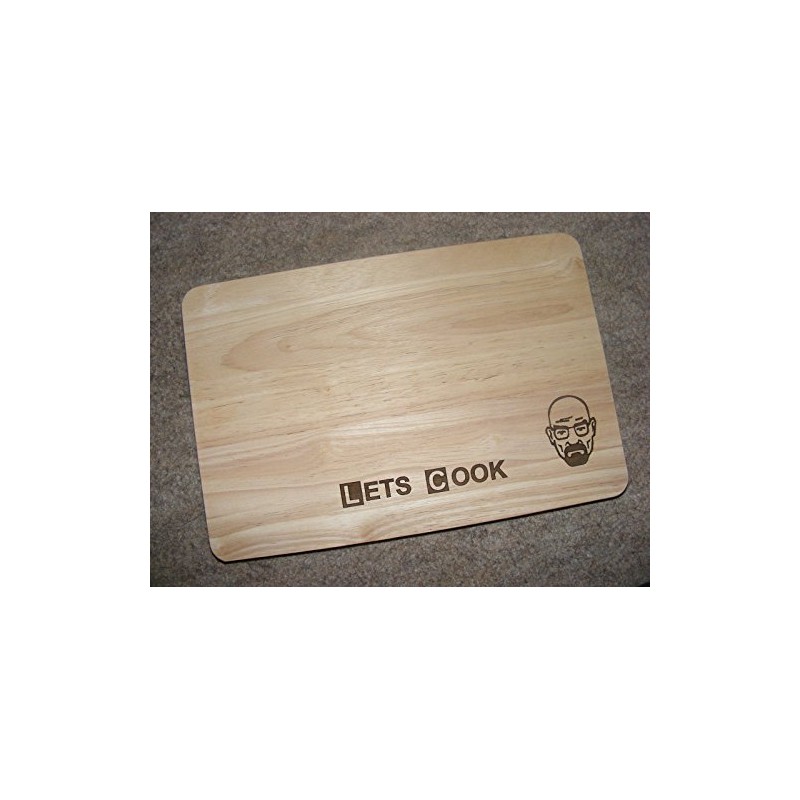 FastCraft, Breaking-Bad-Heisenberg Chopping Board, Hardwood, for Chopping, Cutting, Cheese Board,