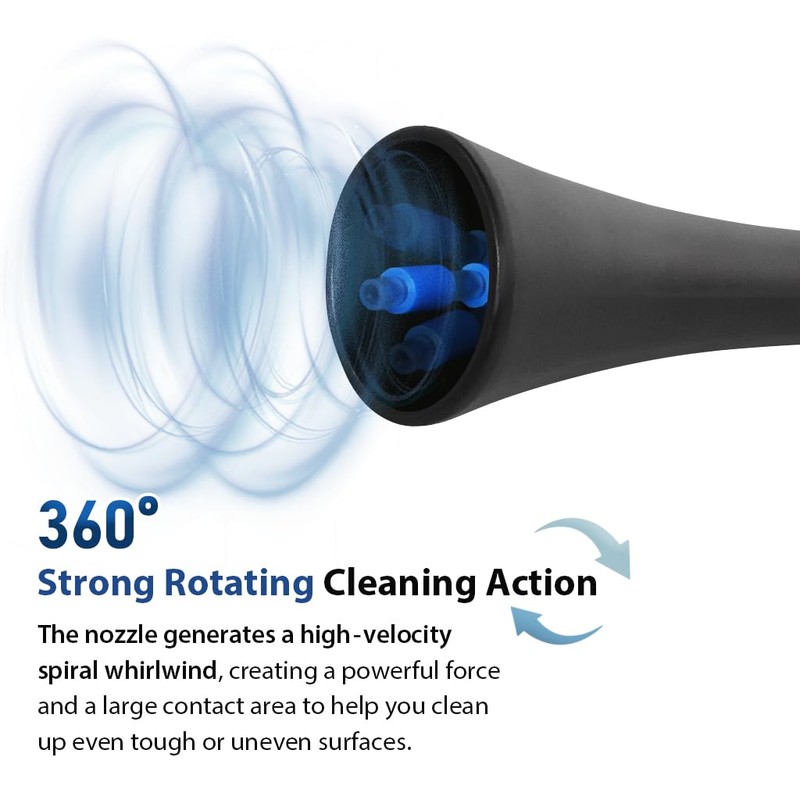 FIRSTINFO A1856EU Air Blow Gun with Cyclone Nozzle Quickly Blasts