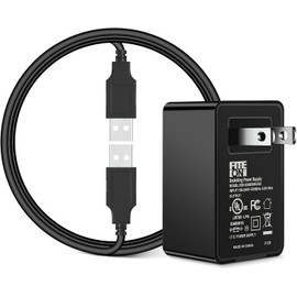 FITE ON Replacement Automatic Cat Feeder Adapter for VOLUAS VL001 VL002 VL003 VL004 VL005 VL006 VL007 VL008 VL009 DY001 DY002 Pet Food Dispenser Charger Power Supply Cord