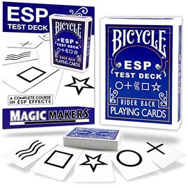 Magic Makers ESP Deck Bicycle Back Cards with Complete Online Course