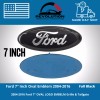 FORD FULL BLACK EMBLEM 7 INCH OVAL LOGO Front Grille/Tailgate